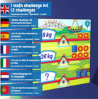 Science4You Maths Challenge - Maths Games for Kids - Educational Toys and Maths Games with 12 Maths Challenges - Montessori Board Games for 6 7 8+ Year Olds - Kids Learning STEM Toys Age 6+