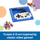 Learning Resources STEM Explorers Pixel Art Challenge, 402 Pieces, Ages 5+, STEM Toys for Kids, Coding Basics for Kids, STEM Activities for Classroom, Medium