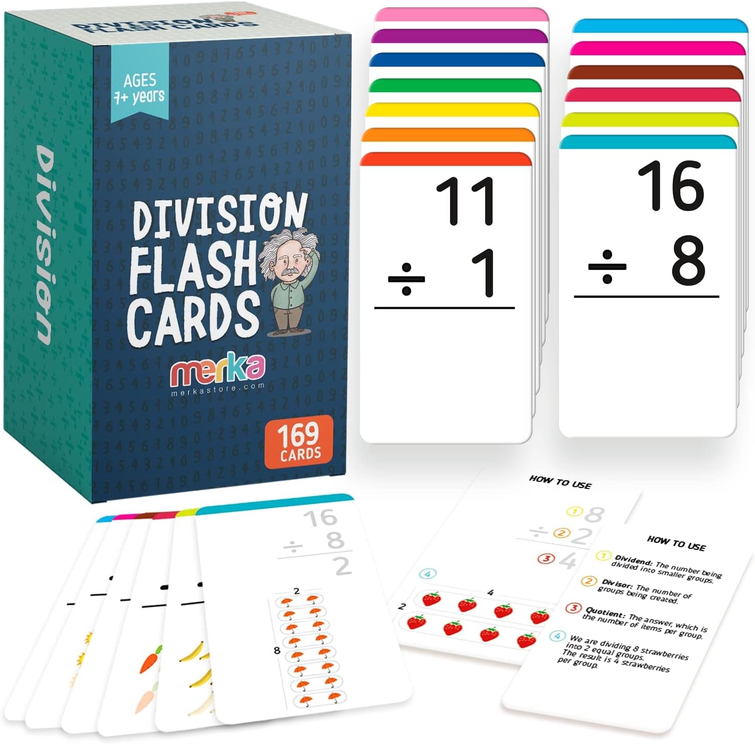 Addition Flash Cards for Kids Math Facts Flash Cards Preschool Math Set of 169 Cards Math Flashcards Math Flash Cards Kindergarten Addition Games