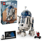 LEGO Star Wars R2-D2 Brick Built Droid Figure, Collectible Star Wars Room Décor with Exclusive 25Th Anniversary Minifigure Darth Malak, Creative Play Gift Idea for Kids or Fans Ages 10 and Up, 75379