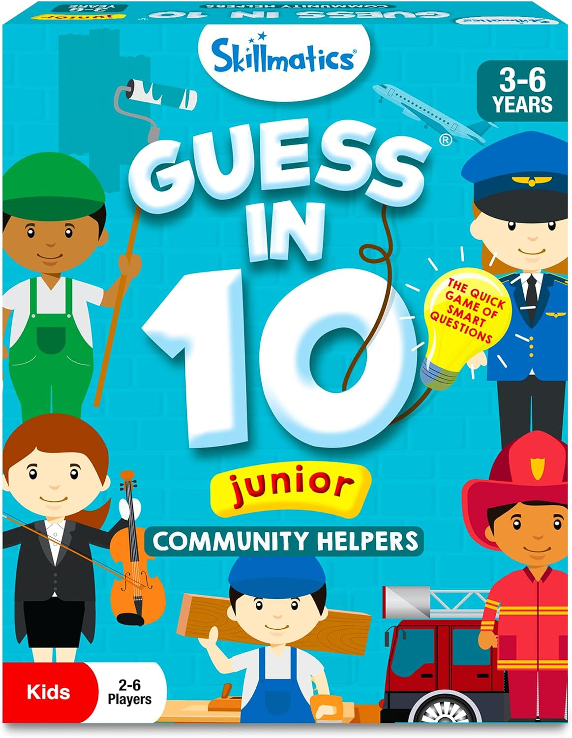 Card Game - Guess in 10 States of America, Educational Travel Toys for Boys, Girls, and Kids Who Love Board Games, Geography and History, Gifts for Ages 8, 9, 10 and Up