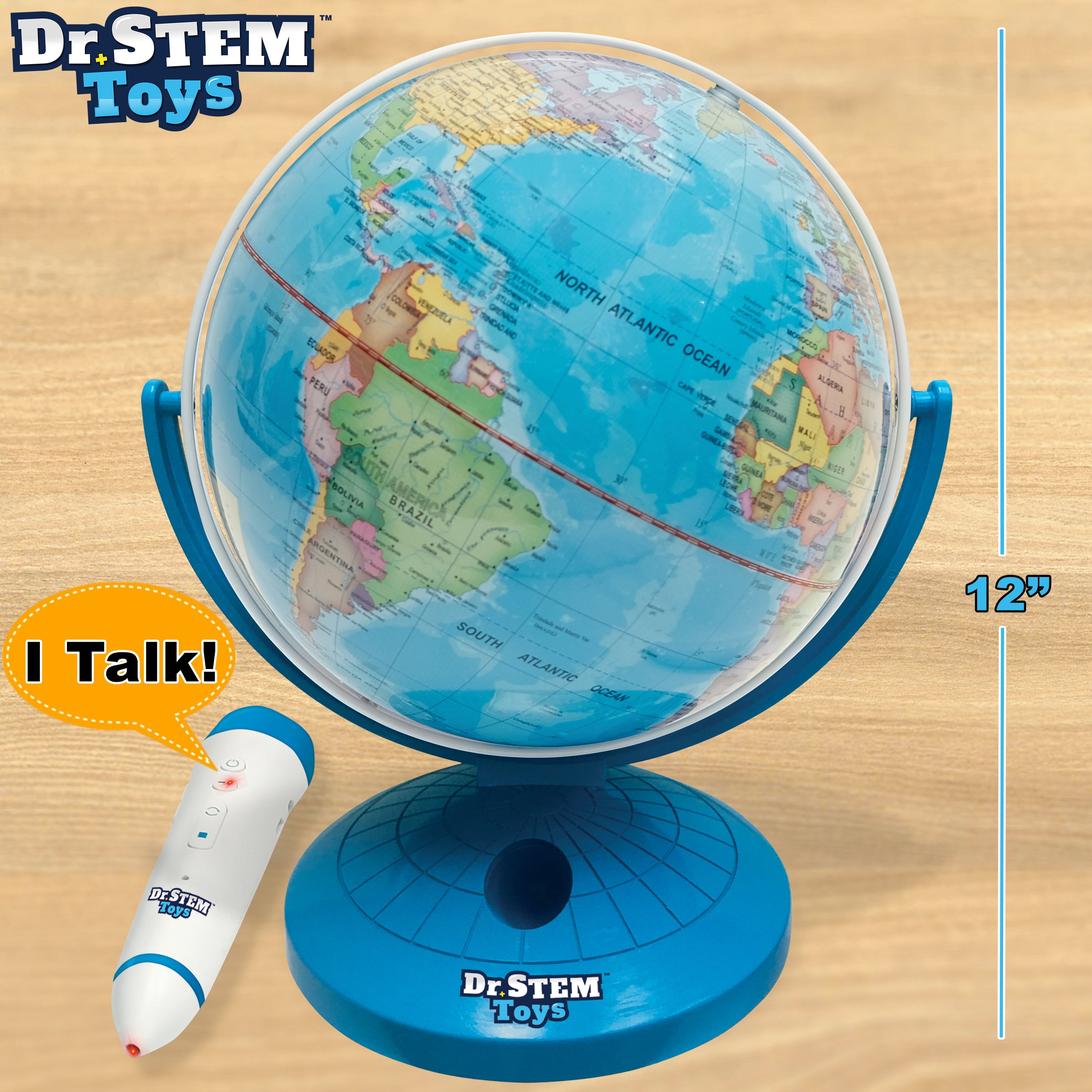 Talking World Globe with Interactive Stylus Pen and Stand