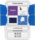 US States & Capitals Flash Cards | All 50 States and Capitals to Learn | Fun and Functional Case | Ultimate Flashcards for United States Geography | Card Games for Kids and Adults | Ages 6+