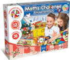 Science4You Maths Challenge - Maths Games for Kids - Educational Toys and Maths Games with 12 Maths Challenges - Montessori Board Games for 6 7 8+ Year Olds - Kids Learning STEM Toys Age 6+