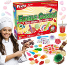 Playz Edible Exploding Candy Making Science Kit for Kids Ages 8-12 Years Old - Food Science Chemistry Kid Science Kit with 29 Experiments, Educational Science Kits for Boy & Girls