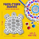 Stepping Stones Painting Kit for Kids - Outdoor Crafts - Paint 5 Garden Stone - Unicorn Craft Kits for Boys, Girls Ages 6-12 - Gifts for Boy, Girl Age 6, 7, 8, 9, 10 + Year Old - Summer Gift Ideas