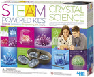 4M Crystal Growing Science Kit - 3 Colored Crystals - Easy DIY STEM Toys Lab Experiment Specimens, a Great Educational Gift for Kids & Teens, Boys & Girls Ages 10+