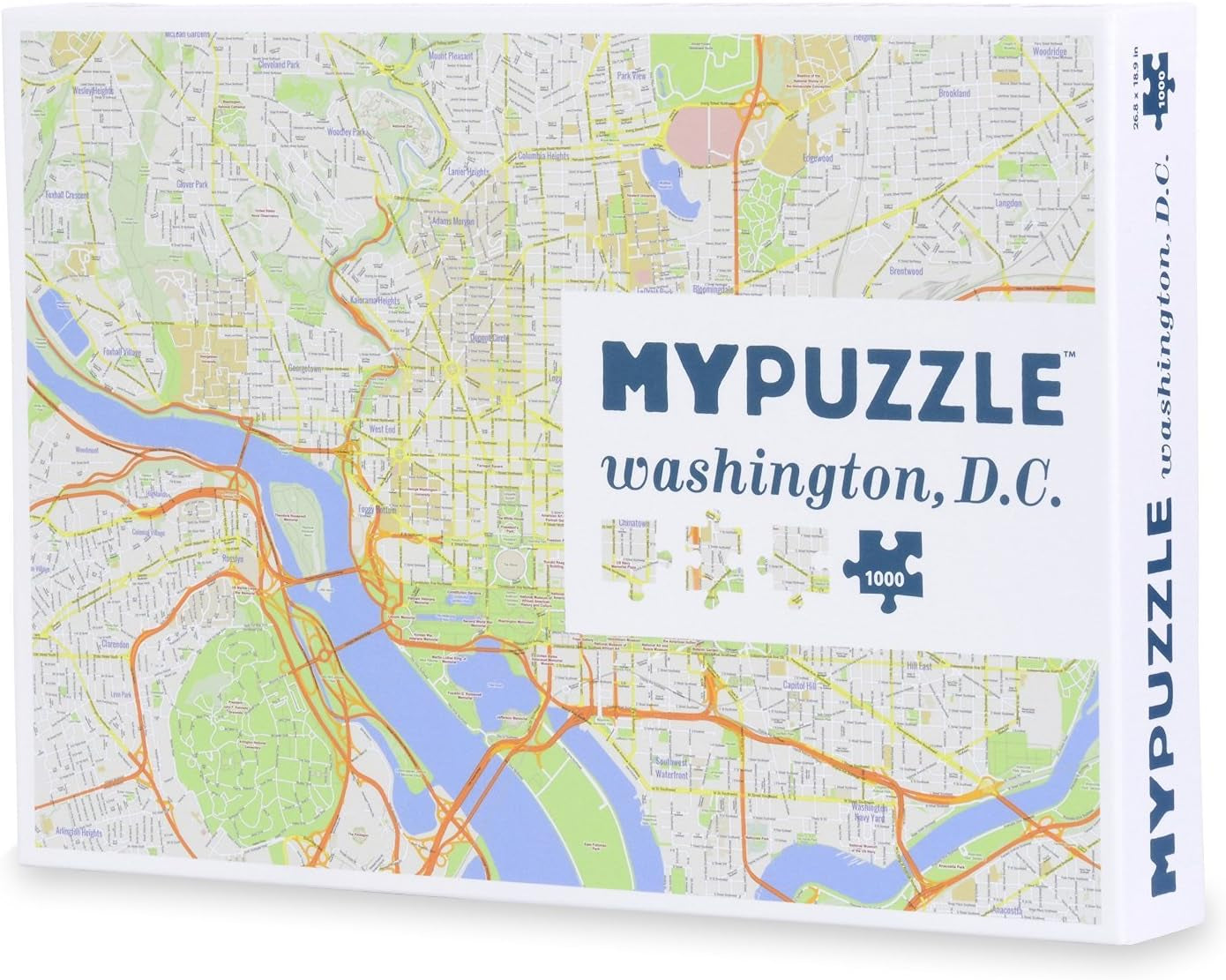 - Metropuzzle Boston - 1000 Piece Puzzles for Adults - Detailed City Map Geography Jigsaw Puzzle - United States City Map Poster Included