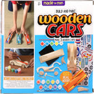 Made by Me Build & Paint Your Own Wooden Cars - DIY Wood Craft Kit, Easy to Assemble and Paint 3 Race Cars – Arts and Crafts Kit for Kids Ages 6 and Up, Multicolor
