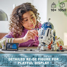 LEGO Star Wars R2-D2 Brick Built Droid Figure, Collectible Star Wars Room Décor with Exclusive 25Th Anniversary Minifigure Darth Malak, Creative Play Gift Idea for Kids or Fans Ages 10 and Up, 75379