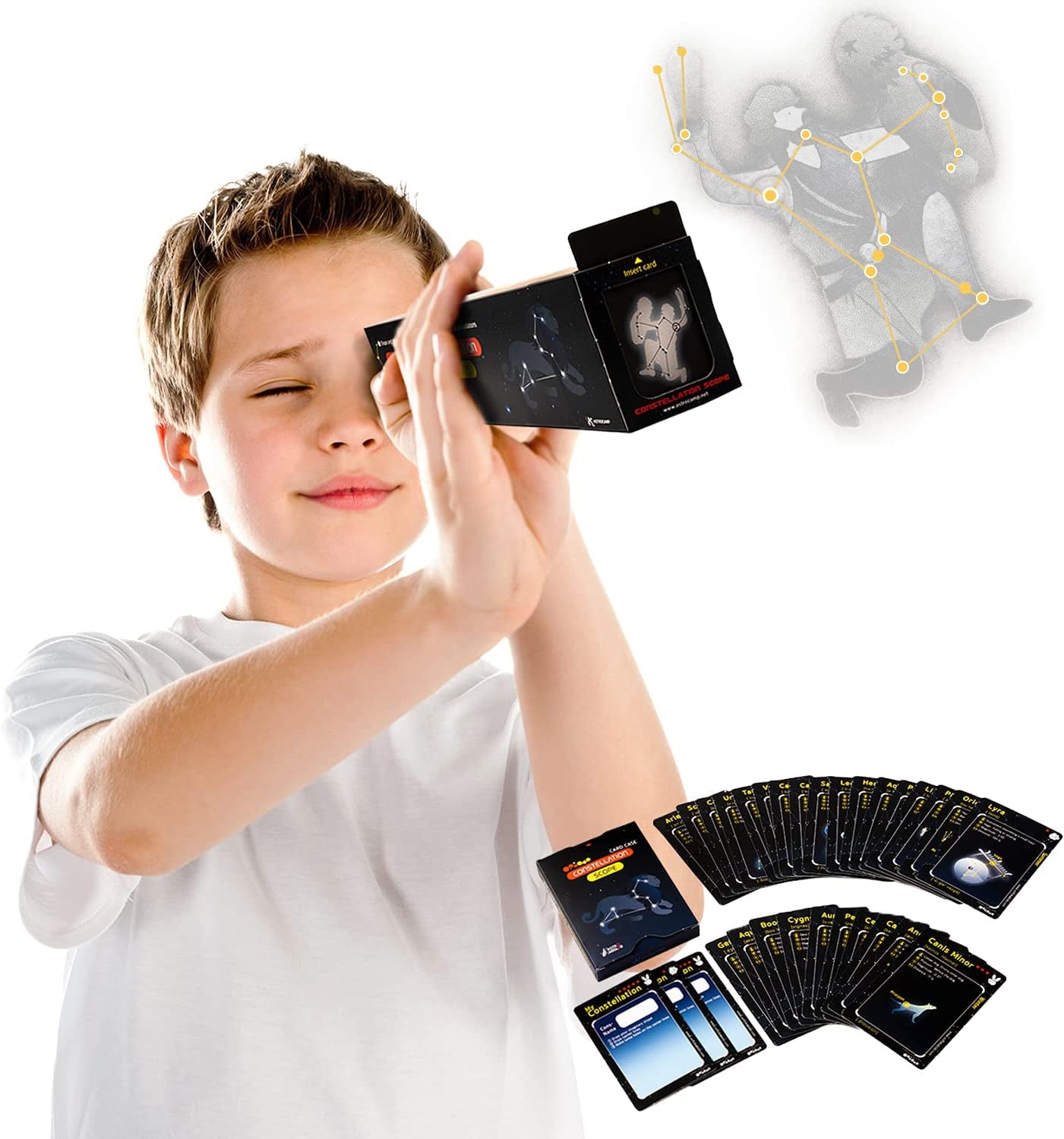 Constellation Telescope Simulator 2 Sets - Astronomy Gifts for Kids | Science Toys | STEM Science Projects Kits | Science Experiments | Outer Space Toys | Educational Games | Ages 8-12