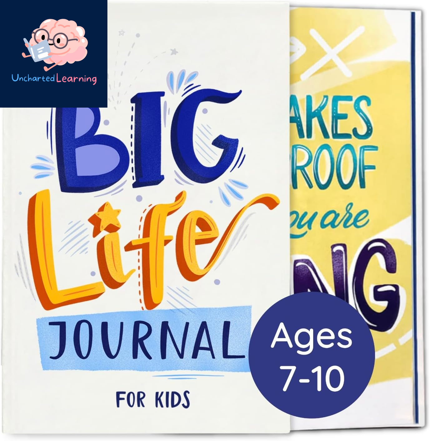 Homeschool Growth Mindset Journal for Kids Ages 7–10 – Guided