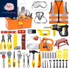 Homeschool Kids Tool Set with Electric Drill & Saw – 54 Pcs
