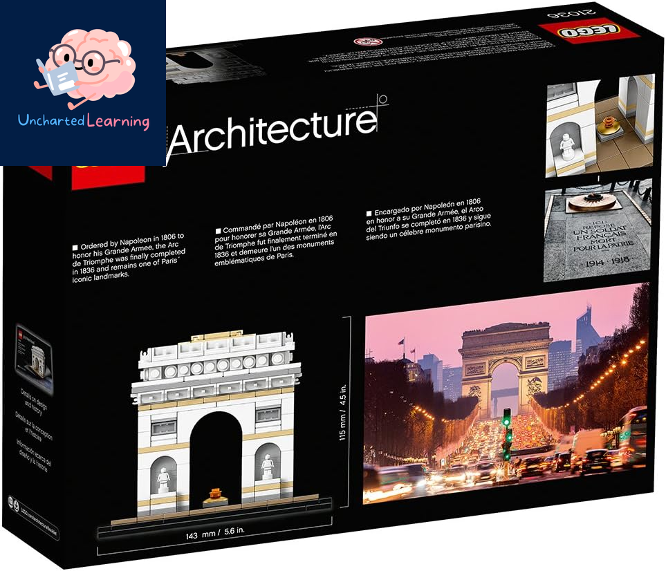 Architecture Arc De Triomphe 21036 Building Kit (386 Piece)