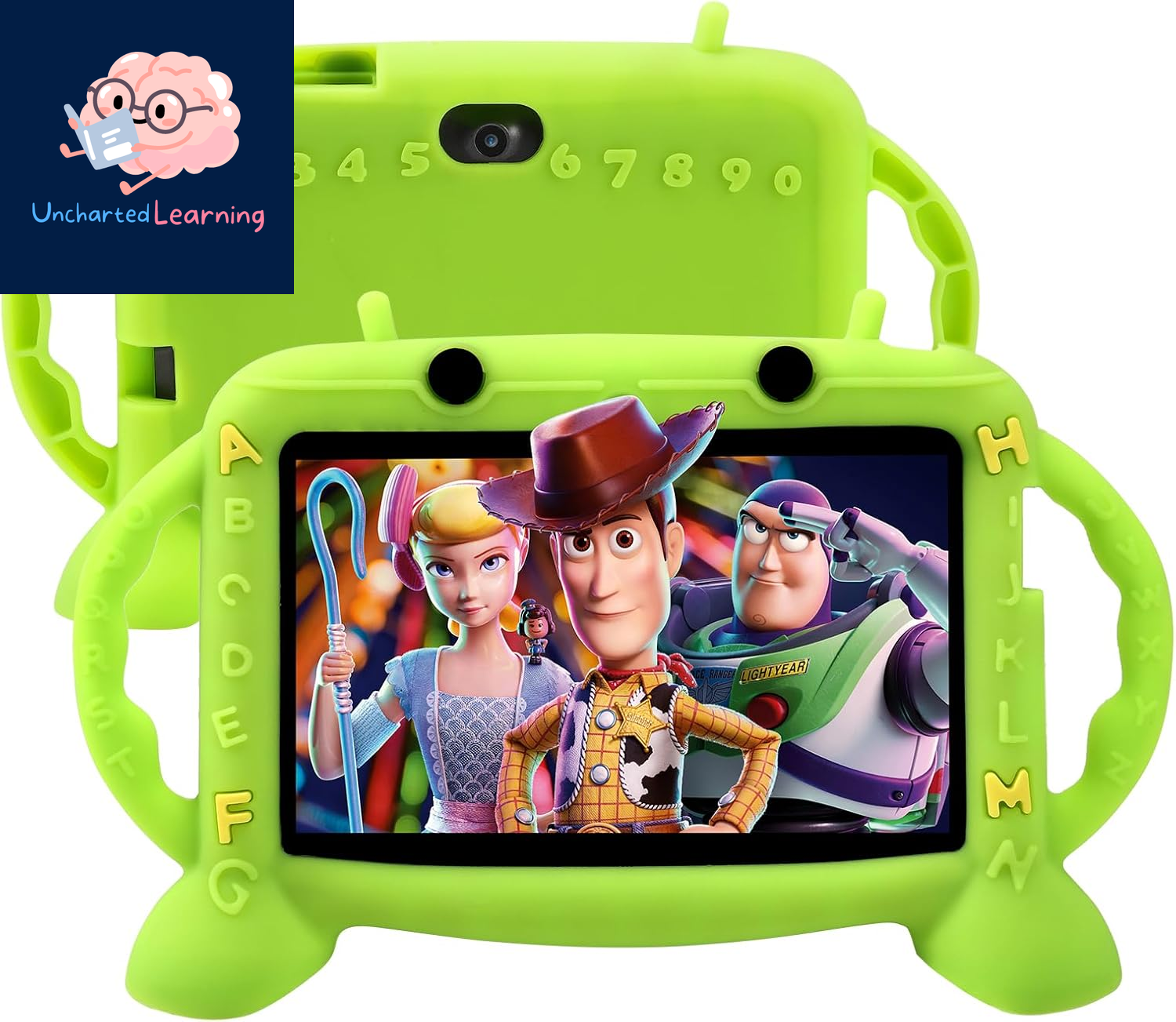 Kids Tablet, 7 Inch Tablet for Kids 2-10, Educational Learning Toddler Tablet Android 11, 3GB RAM+32GB ROM Storage, Google Play Youtube, Baby Girl Boy Gift (Red)