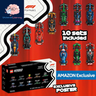 Speed Champions Ultimate Formula 1 Collector'S Pack - Contains 10 Sets in 1 - Includes Exclusive Poster - Collectible F1 Model Car Kit - Exciting Gift for Adults and Racing Enthusiasts - 66802