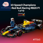 Speed Champions Ultimate Formula 1 Collector'S Pack - Contains 10 Sets in 1 - Includes Exclusive Poster - Collectible F1 Model Car Kit - Exciting Gift for Adults and Racing Enthusiasts - 66802