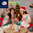 Karaoke Machine for Kids Adults, Portable Bluetooth Mini Karaoke Microphone Singing Speaker with 2 Wireless Mic and Light,Toys for All Smartphones,Birthday, Family,Home Party (Rose Gold)