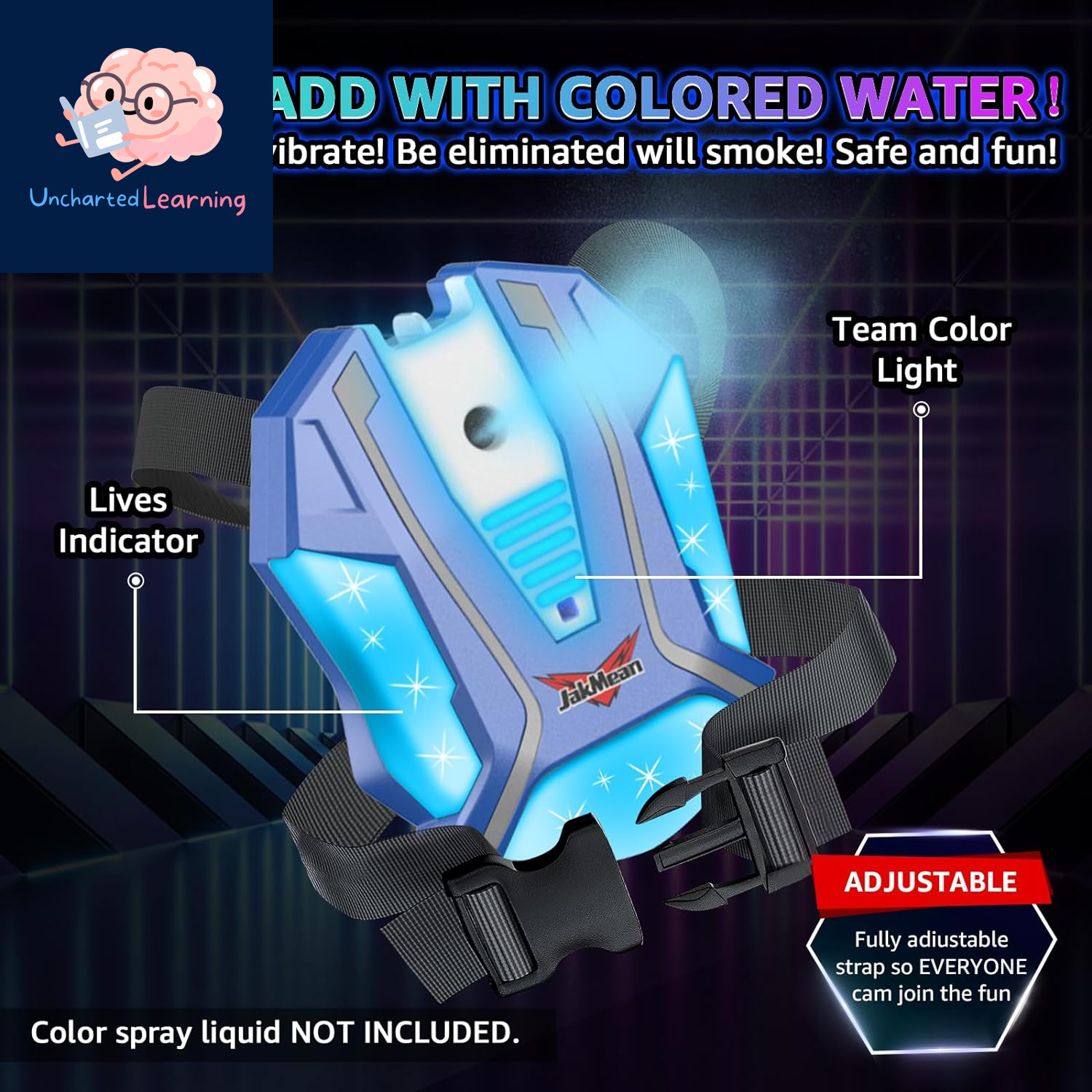 Rechargeable Laser Tag Set with Vests – Homeschool Play Set