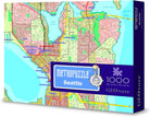 - Metropuzzle Boston - 1000 Piece Puzzles for Adults - Detailed City Map Geography Jigsaw Puzzle - United States City Map Poster Included