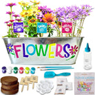 Flower Garden Growing Kit Kids Gardening Crafts Gifts for Girls and Boys Ages 6 7 8 9 10 11 12 Years Old and Up