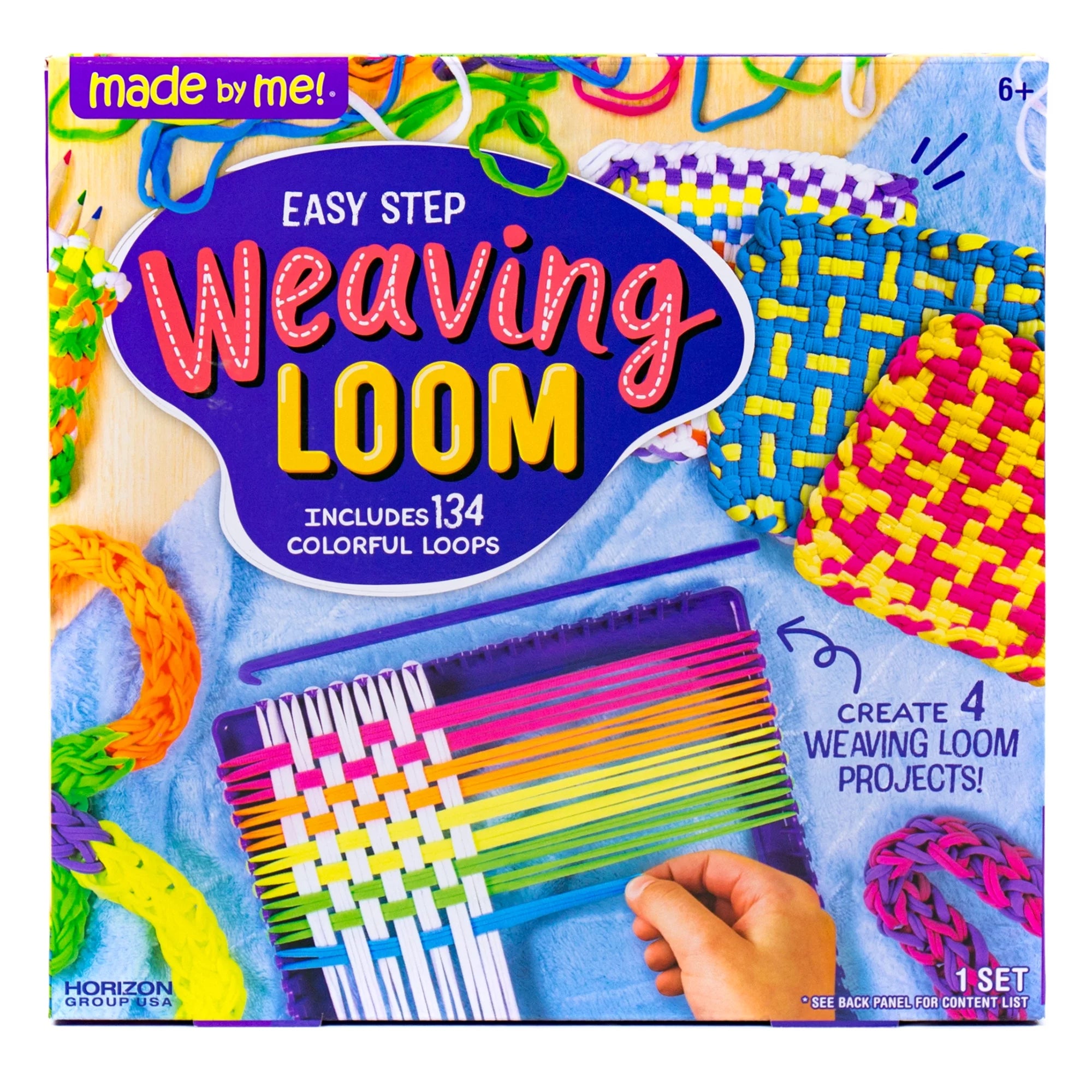 ! Easy Step Multi-Color Weaving Loom, Boys and Girls, Child, Ages 5+