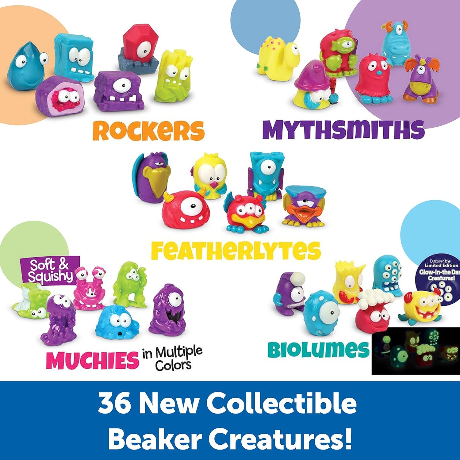 Beaker Creatures Series 3 - 6-Pack of Pods, Ages 5+ Science Exploration Toys, STEM Toys for Kids, Homeschool Must Haves, Science for Kids