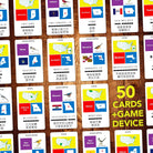 US States & Capitals Flash Cards | All 50 States and Capitals to Learn | Fun and Functional Case | Ultimate Flashcards for United States Geography | Card Games for Kids and Adults | Ages 6+