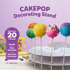 Kids Baking Set DIY Baking Kits, Cake Pop Kit with Everything, All-In-One Baking Kit with Cake Pop Stand, Pre-Measured Ingredients, Best Gift Idea for Boys and Girls Ages 6-12. Vanilla