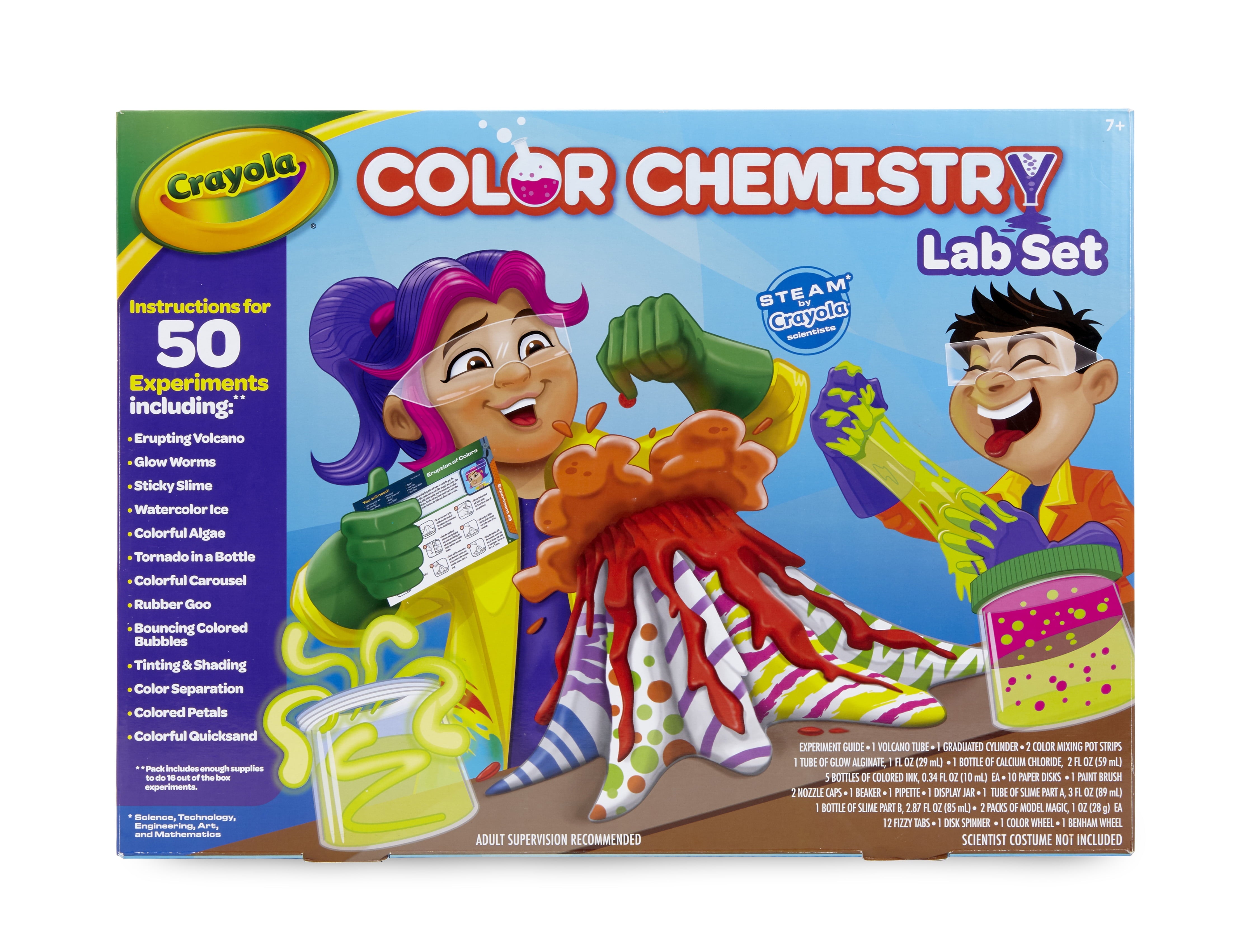 Color Chemistry Set for Kids, over 50 STEAM/STEM Activities, Educational Toy, Gift for Child