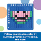 Learning Resources STEM Explorers Pixel Art Challenge, 402 Pieces, Ages 5+, STEM Toys for Kids, Coding Basics for Kids, STEM Activities for Classroom, Medium