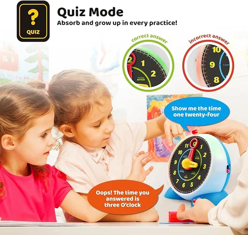 - Learning Clock for Kids Learn to Tell Time Ecational Toys for a 5 Year Old