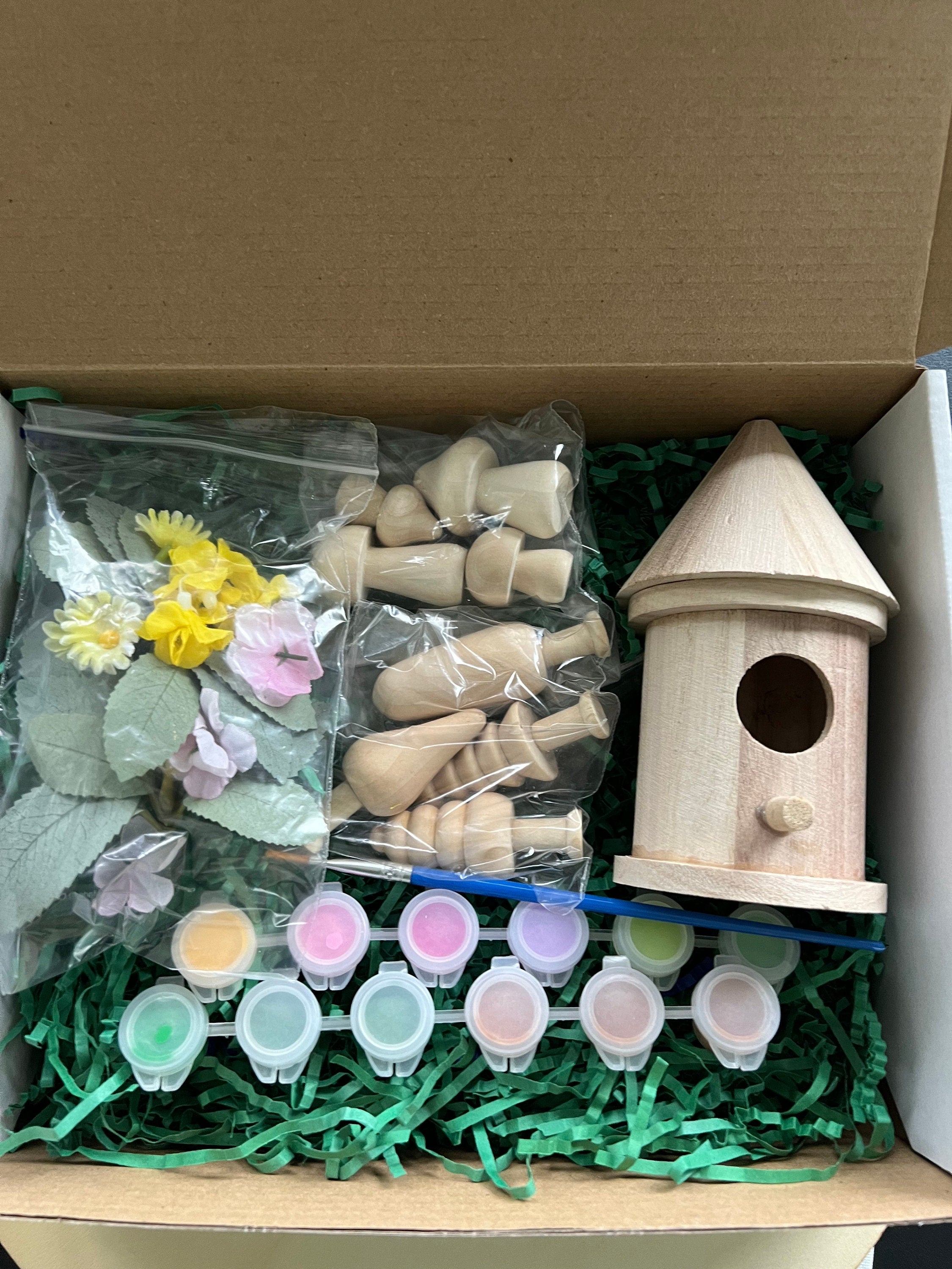 Fairy Garden, Fairy Garden Kit Fairy Garden Accessories Fairy Garden House Fairy Garden Kit for Kids Birthday Party Activity Fairy Craft Kit