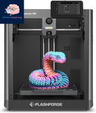 Adventurer 5M 3D Printer with Fully Auto Leveling, Max 600Mm/S High Speed Printing, 280°C Direct Extruder with 3S Detachable Nozzle, Core XY All Metal Structure, Print Size 220X220X220Mm