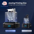 Resin 3D Printer, Photon M3 Max SLA LCD UV Resin Printers with 13.6'' 7K Mono Screen, Smart Resin Filler, Large 3D Printing Size 11.7'' X 6.5'' X 11.81''