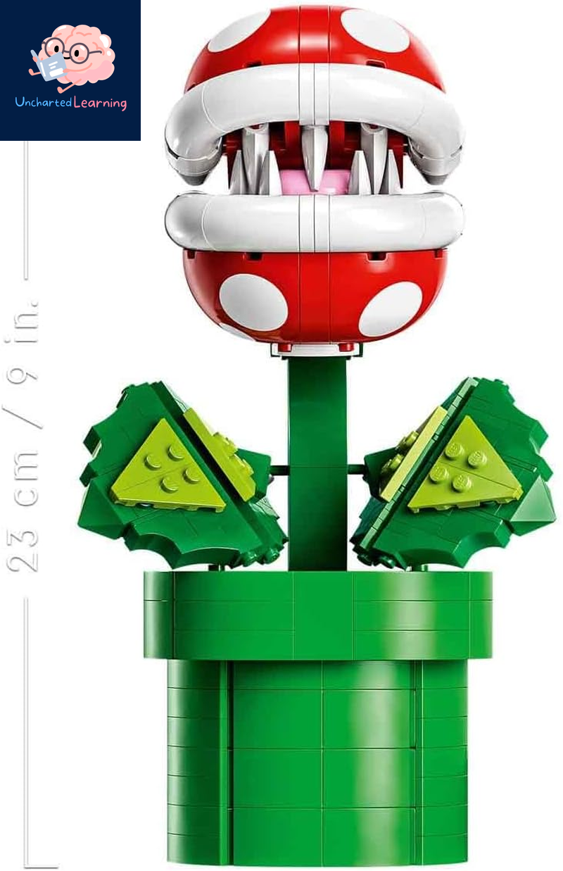 Super Mario Piranha Plant, Build and Display Super Mario Brothers Collectible for Adults and Teens, Authentically Detailed Posable Figure, Birthday Gift for Gamers and Super Mario Fans, 71426