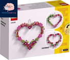 Heart Ornament Building Toy Set - Fun Arts and Crafts Idea for Girls and Boys, Ages 9+ - Gift for Kids - Display on the Wall as Home Decoration - 40638